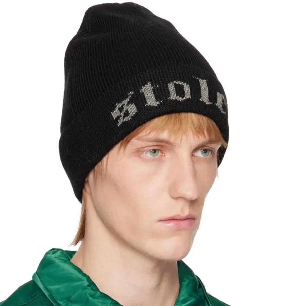 STOLEN GIRLFRIENDS CLUB Black Gothic Beanie - NEW